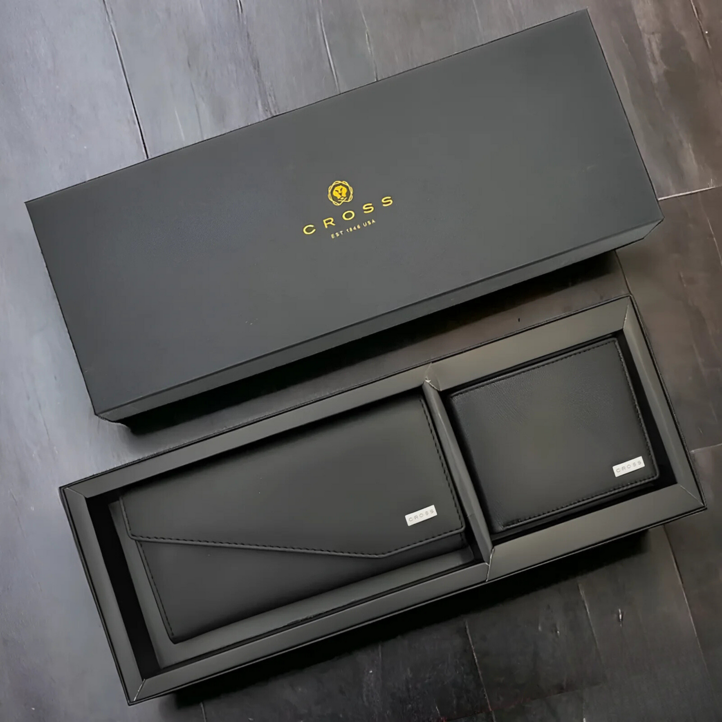 Personalized Cross MEN’S WALLET WITH WOMEN’S WALLET