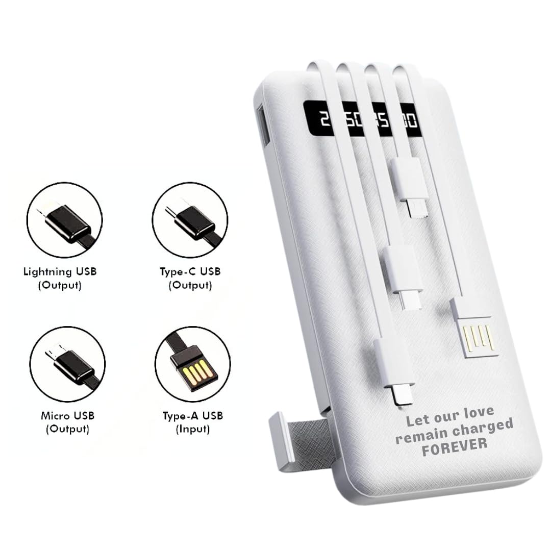 Valentines Day Gift Special Universal Power Bank, 10000 mAH with 1 Year Warranty