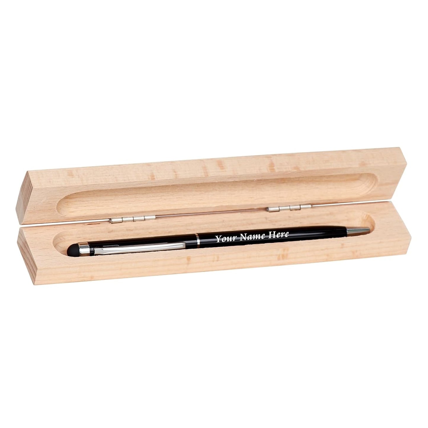 Slim Stylus Pen with Wooden Box