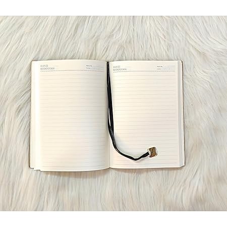 A5 Dual-Colour Monthly Planner Diary with Metal Bookmark, Softbound Cover, Brown and Grey
