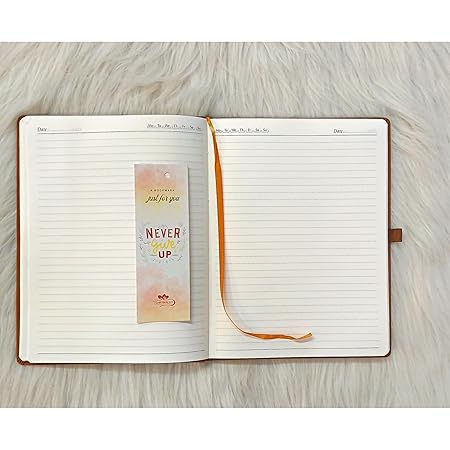 B5 Brown Leather-Look Planner, Monthly Calendar Diary with Elastic Lock, Hardcover Notebook for Office, Journal Writing 6.9 x 9.8inch