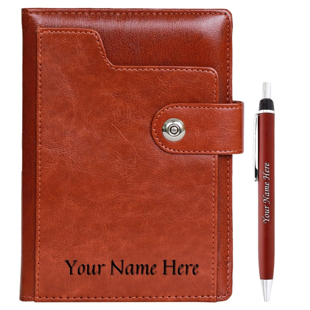 Diary with Pouch & Metal Pen, Gift Box