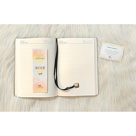 A5 Dual-Colour Monthly Planner Diary with Metal Bookmark, Softbound Cover, Brown and Grey