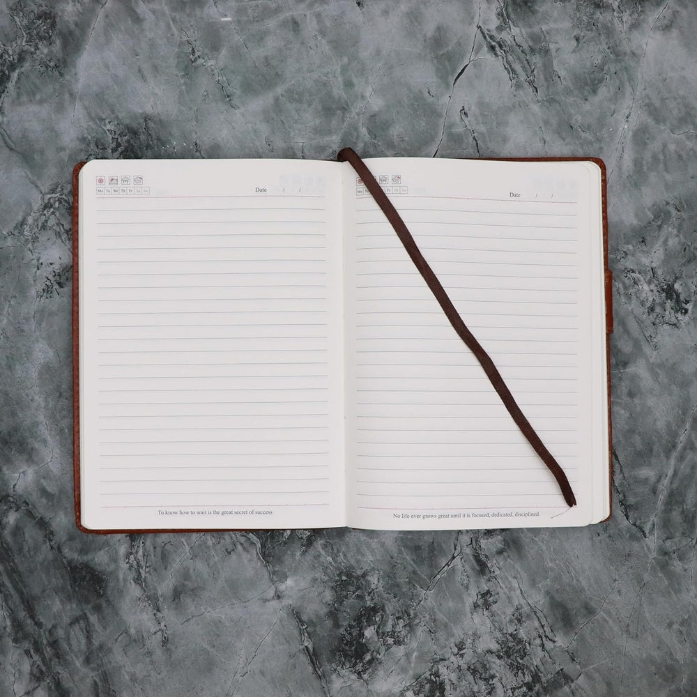 Diary with Pouch & Metal Pen, Gift Box