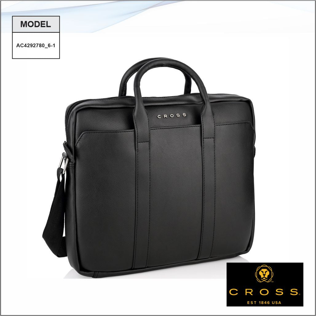 Personalized GOTHAM 15'' SLIM BREIFCASE-BLACK