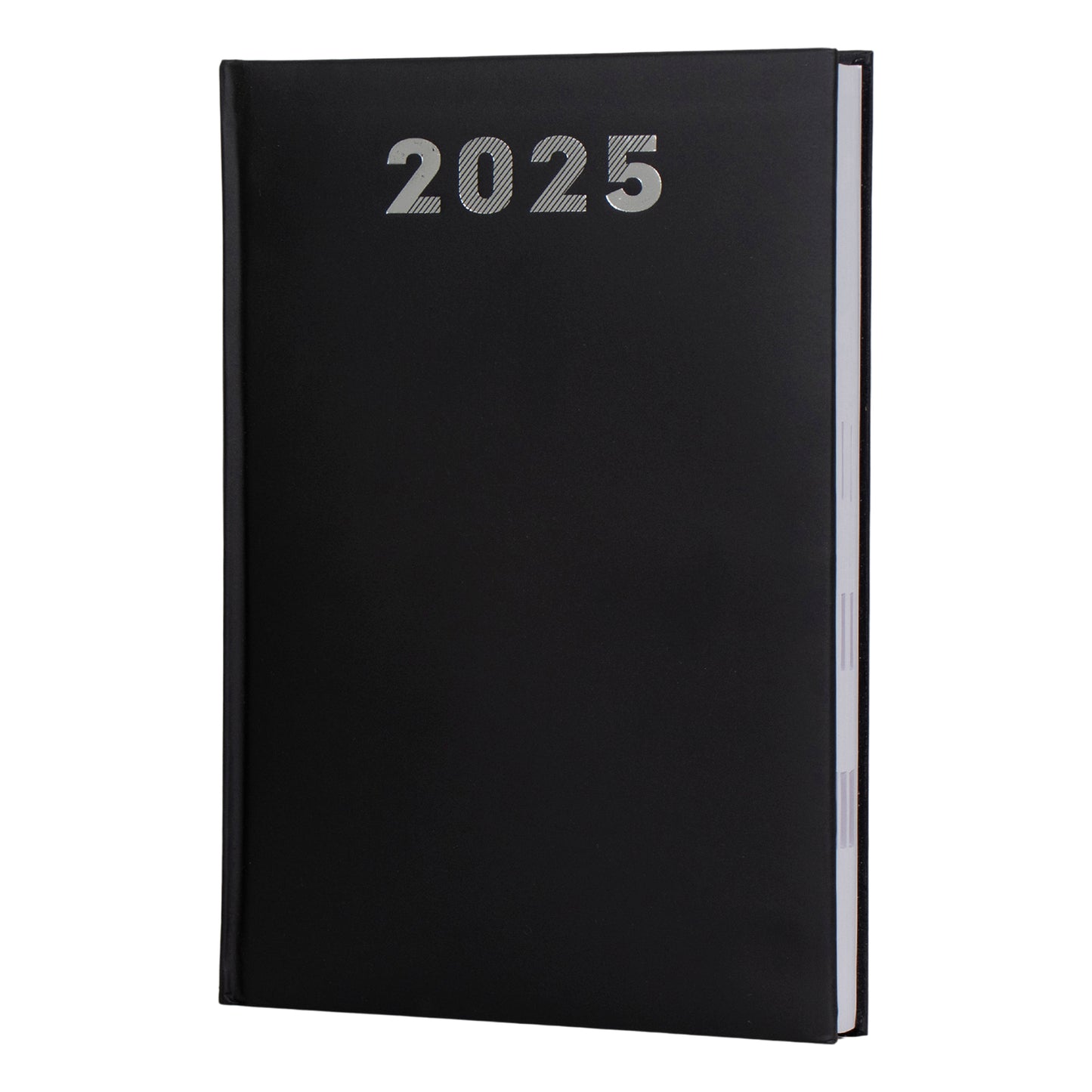 Crownlit Personalized 2025 A4 Hardbound Dated Diary, 12 Months with Fabric Bookmark 29 x 21 cm