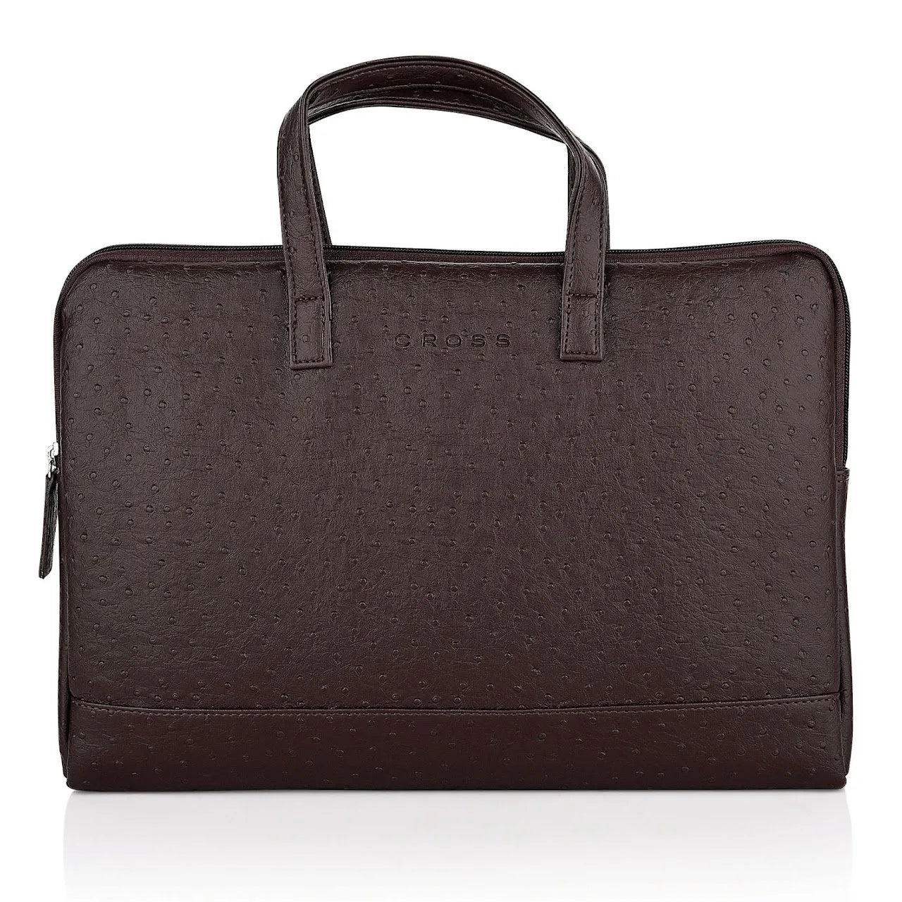 Cross Racie Laptop Sleeve with Handle & Luggage Strap – Brown(Fits up to 14")