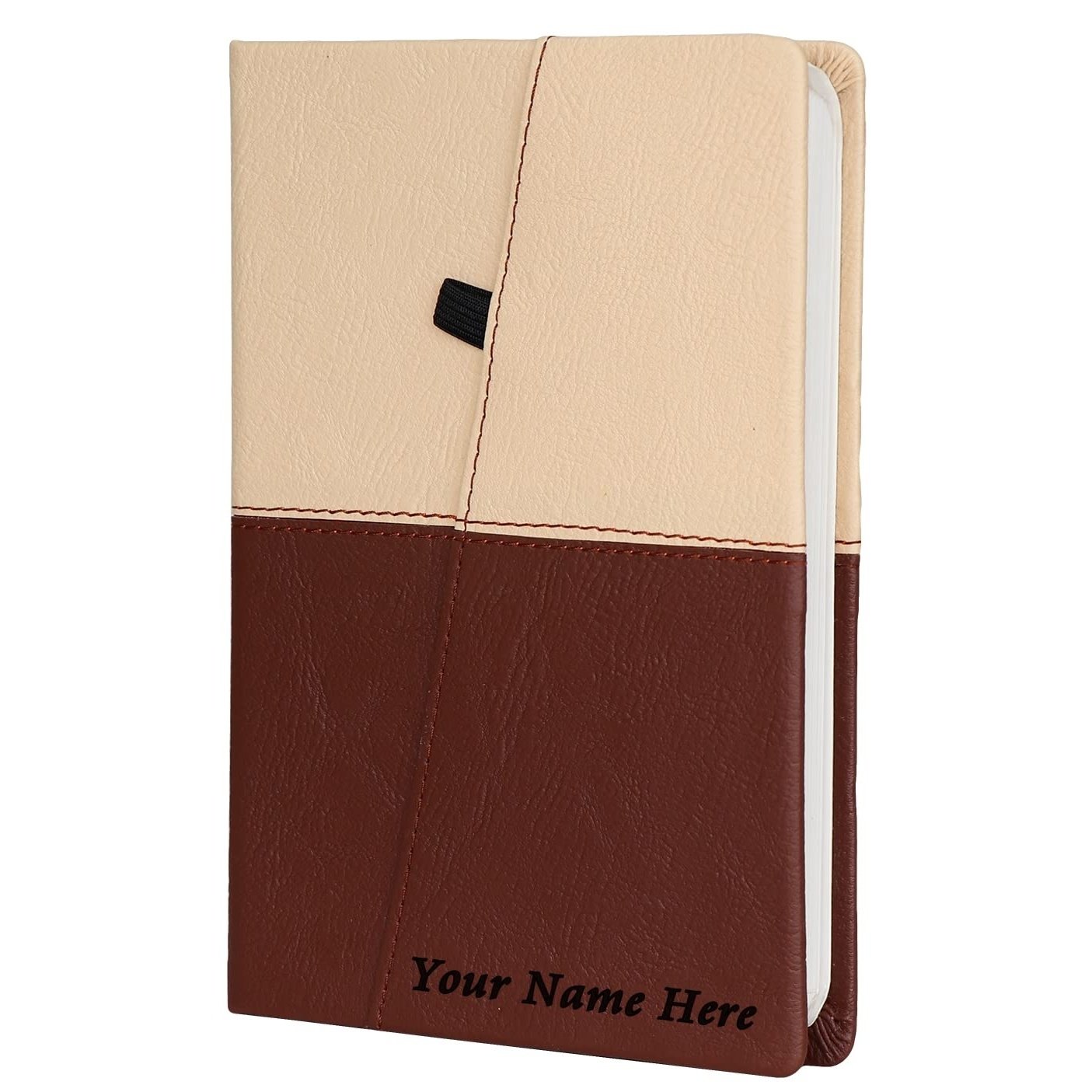 Crownlit Personalised Notes Diary with Personalized Pen, Gift Combo, Size: A5