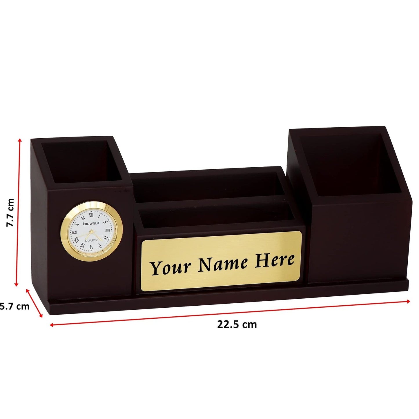 Desk Organizer BIG SIZE with Clock, Stand, Holder