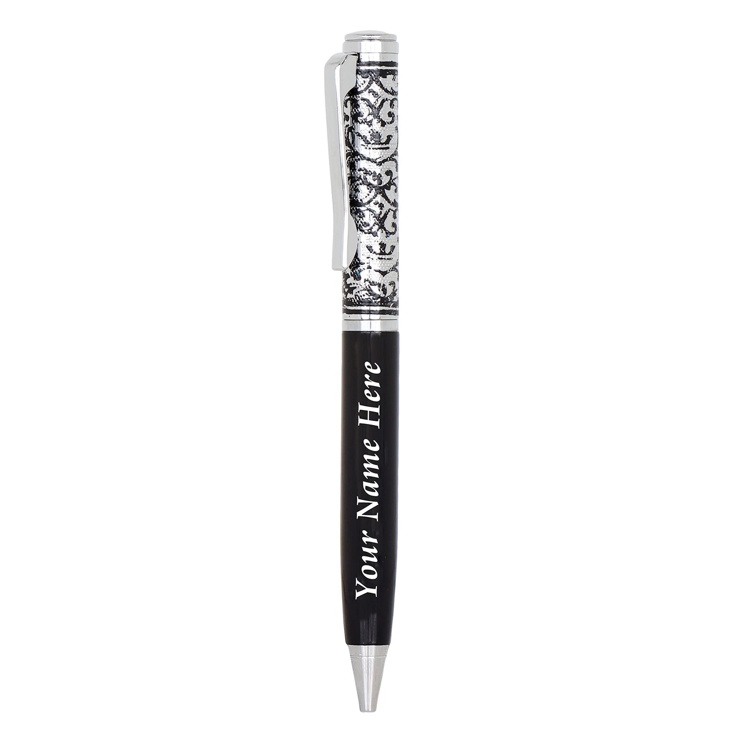 Personalised Silver Metal Pen with Gift Box