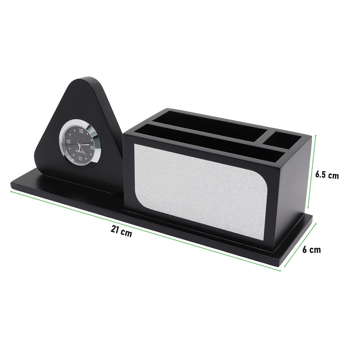 Triangle Shape Stand with Clock