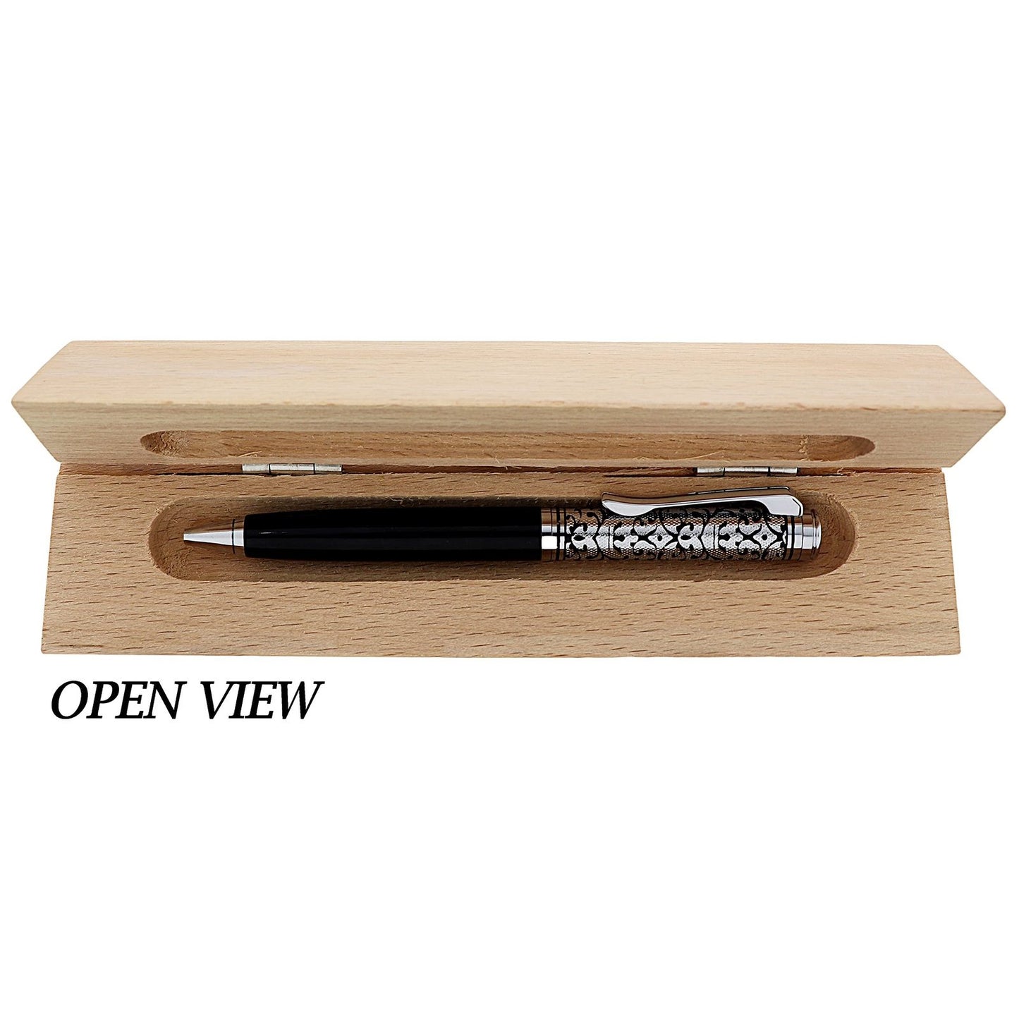 Desk Name Plate with Metal Ball Pen