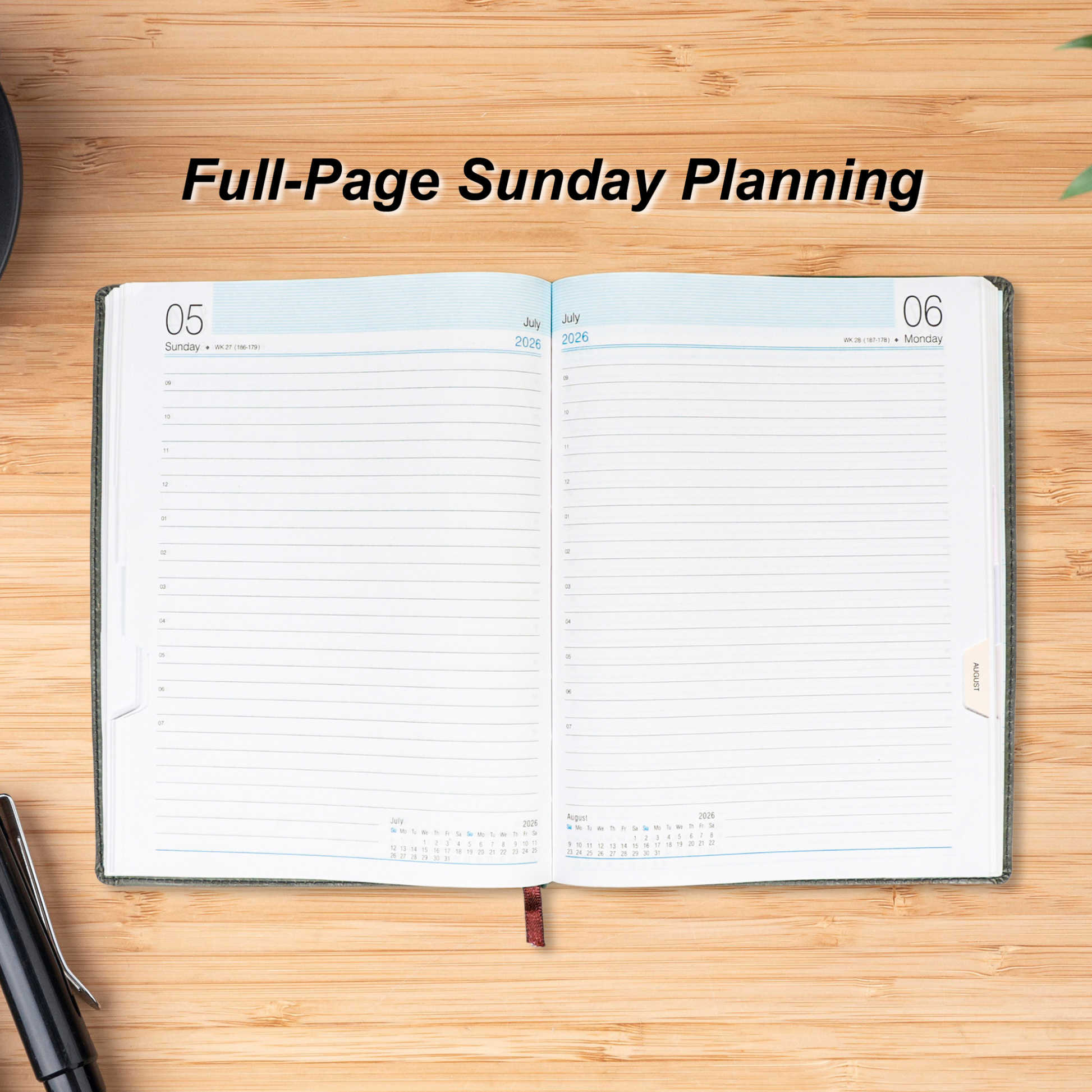 Grey Joy Inspirational Diary with Personalized Name | Premium Leather Finish | Motivational Journal | Customizable Corporate Gift Notebook