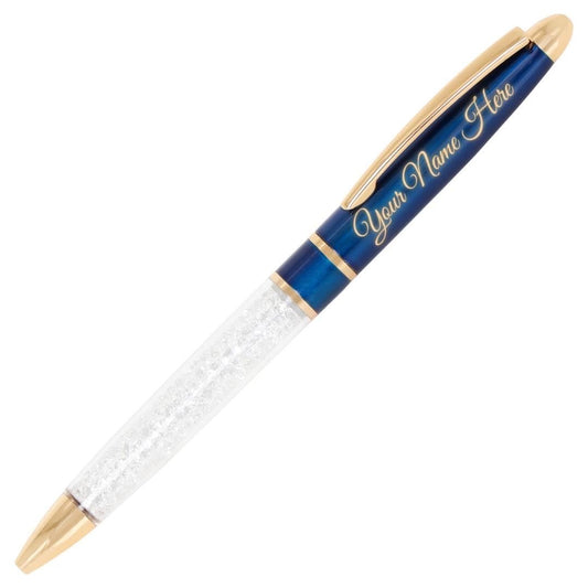 Blue Crystal Pen, Gift Box