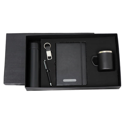5 in 1 Diary, Metal Pen, Steel Keychain, Stainless Steel Waterbottle & Stainless Steel Coffee Mug