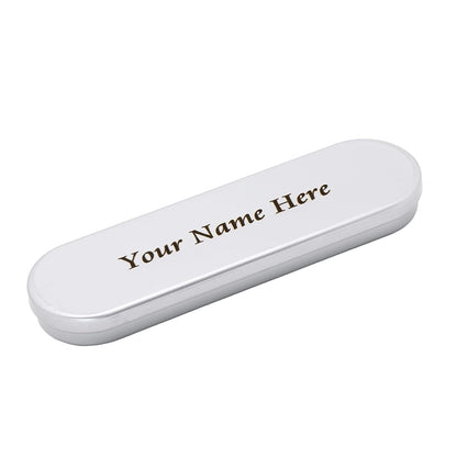 Personalised Slim Pen and Wooden Box