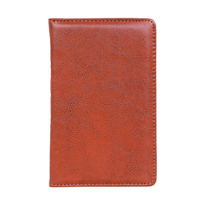 CrownLit Travel Organizer with Passport and Card Holders, Notepad, 7 Slots, Soft PU Material, 6.9 x 4.5 inches