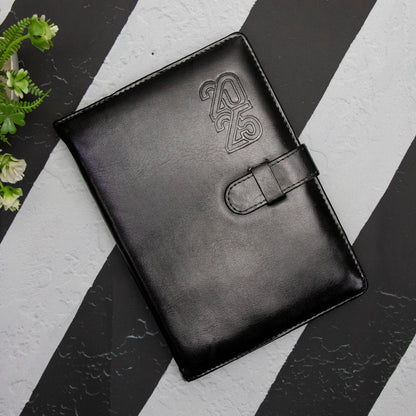 Crownlit Personalized 2025 Dated Diary with Leather Cover with Lock, Month-on-Month Planner, 365 Pages, Size A5