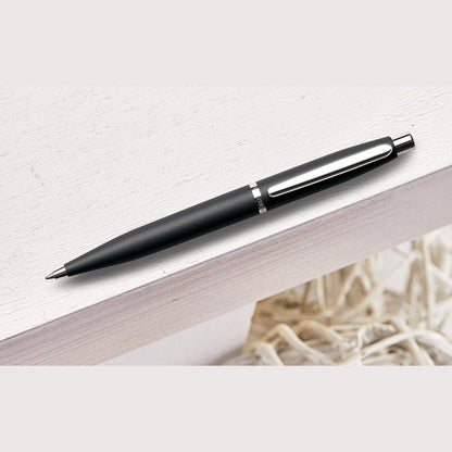 Personalized Sheaffer 9405 VFM Ballpoint Pen - Matte Black with Chrome-Plated Trim