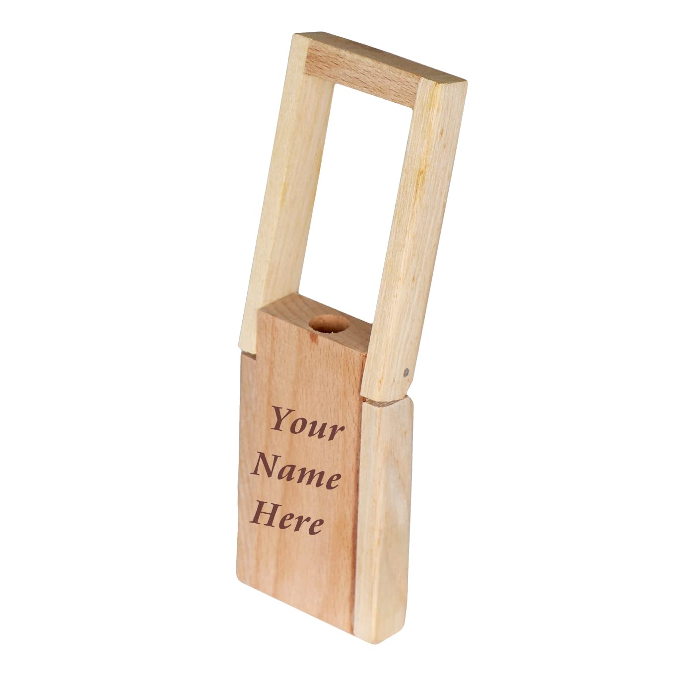 Wooden Gift Combo of Pen, Keychain & Stand