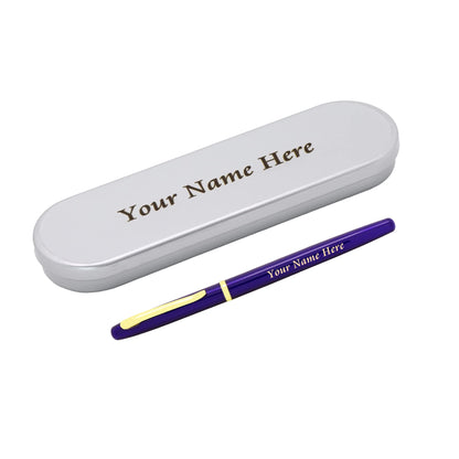 Personalised Metal Pen & Metal Box