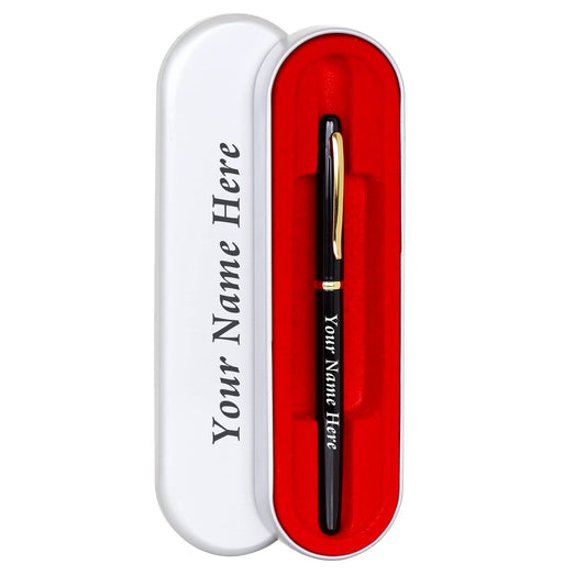 Personalised Metal Pen & Metal Box