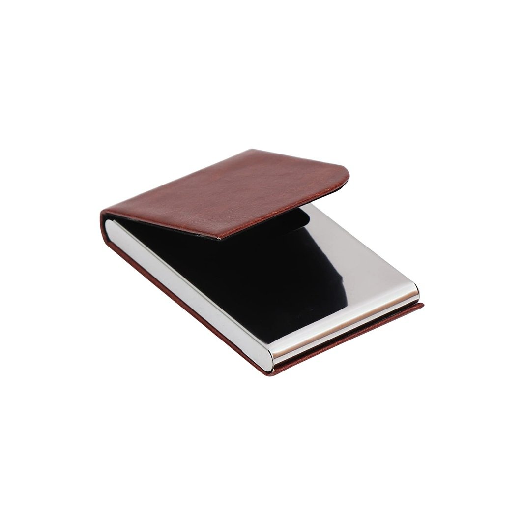 Leather Cardholder & Pen Set