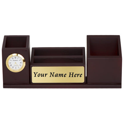 Desk Organizer BIG SIZE with Clock, Stand, Holder