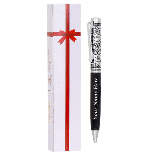 Personalised Silver Metal Pen with Gift Box