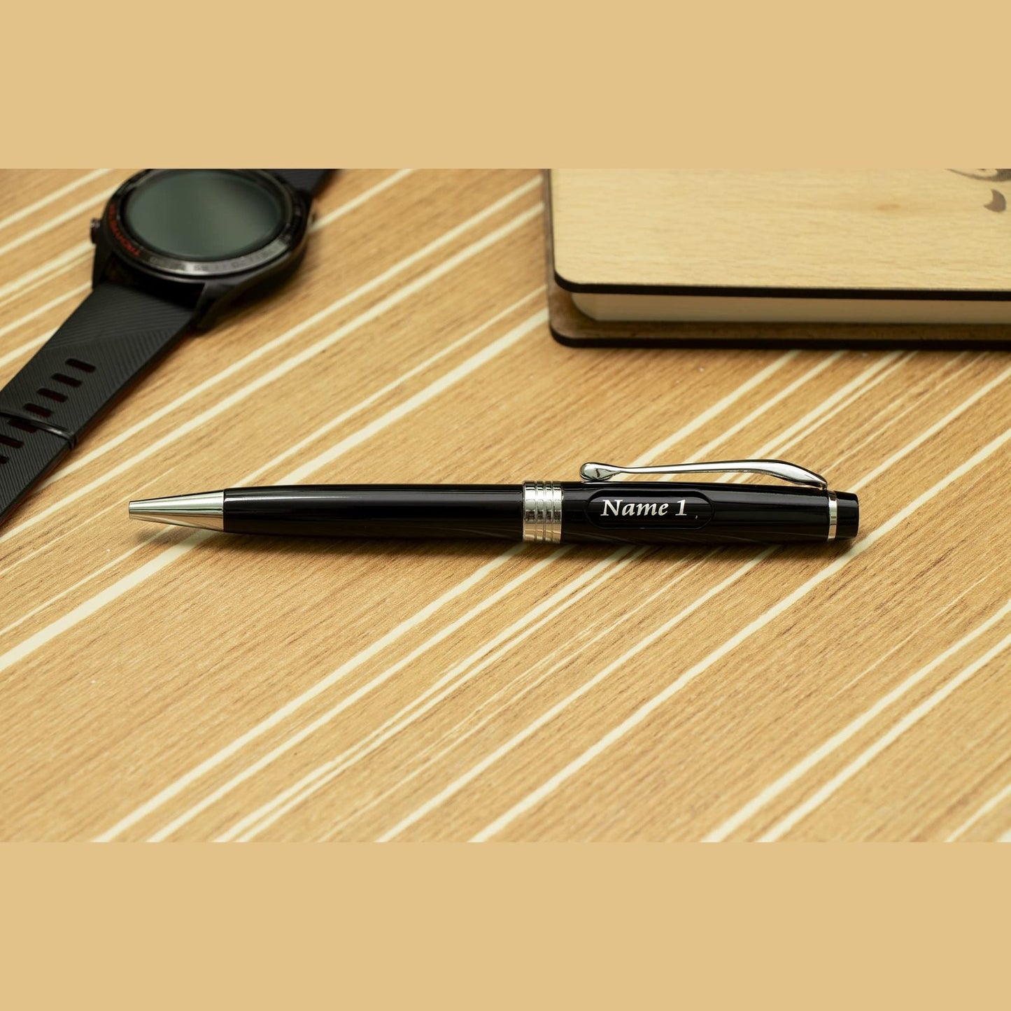 Surprise Pen with 2 Names in 1