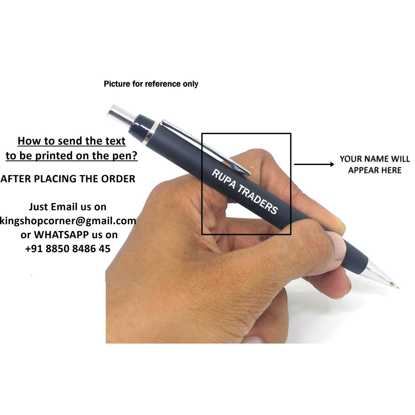 Metal Ball Pen & Wooden Box